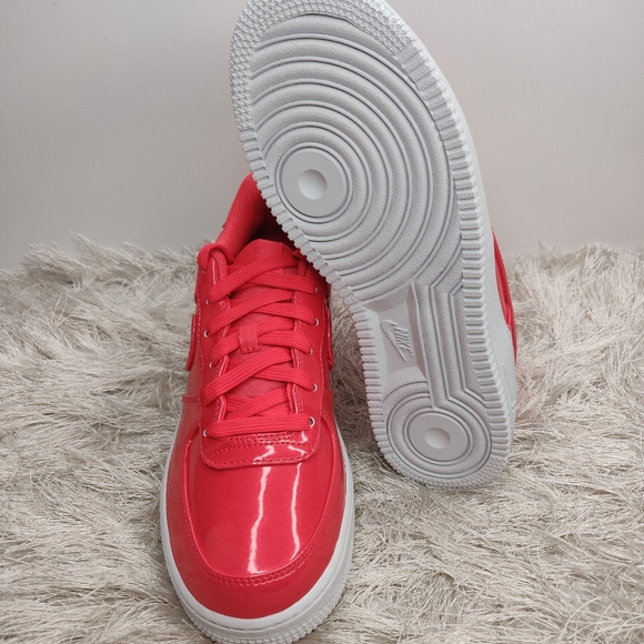 New Nike red/hot pink Air Force Ones - Picture 5 of 5